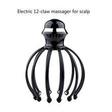 Electric Vibration Head Massager 12-Claw Fatigue Stress Relief Massage Claws Relieve Octopus Scalp Therapeutic Stimulation 2024 - buy cheap