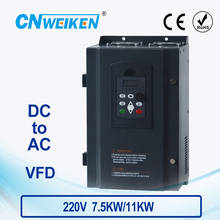 Conversor de frequência de controle do vetor wk310 dc 200 v-400 v ao inversor solar trifásico da bomba de 220 v 7.5kw11kw com controle de mppt 2024 - compre barato