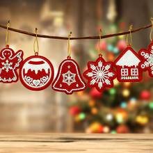 10pcs DIY Diamond Painting Christmas Tree Pendant Full Drills Special Shape Diamond Embroidery Christmas Decorations For Home 2024 - buy cheap