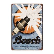 Metal Tin Sign bosch spark plugs Bar Pub Home Vintage Retro Poster Cafe ART Metal Painting Metal Poster 20x30cm Poster 2021 Hot 2024 - buy cheap