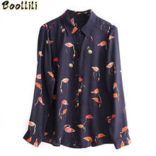 Boollili Blouse Women 100% Real Silk Shirt Womens Tops and Blouses Korean Ladies Tops Vintage Women Clothes Blusa Feminina 2024 - buy cheap