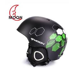 Moon лыжный шлем Осень-зима взрослые мужские женские моноскетбольные лыжные шлемы оборудование для катания на лыжах снежные виды спорта безопасные шлемы 2022 - купить недорого