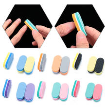 40Pcs 100/180 Nail File Colorful Mini Grit Sponge Sanding Grinding Professional  Beauty Nail Care Manicure Buffer Files Tools 2024 - buy cheap