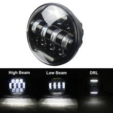 5-3/4 5.75inch LED Motorcycle Headlight Hi/low beam with DRL For Davidson Dyna Headlamp Projector 5D Black 2024 - buy cheap