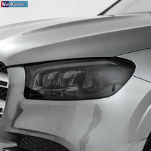 Película protectora para faros delanteros de coche, pegatina transparente de TPU negra para Mercedes Benz GLS Class X167 2020, accesorios 2024 - compra barato