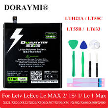 DORAYMI LT55B Battery for LeEco LeTV 1 X600 X660 Batera High Capacity Le MAX 2 1S 1 Max LT55C LT633 LTH21A Replacement Batterie 2024 - buy cheap