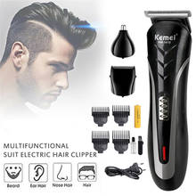 KEMEI hair clipper trimmer rechargeable electric razor men's beard razor electric multi-function hair clipper set hair trimmer 2024 - buy cheap