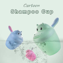 Cartoon Infan Shampoo Cup Shower Water Baby Bath Caps Children Bathing Baby Shower Spoons Child Washing Hair Cup Kids Bath Tool 2024 - buy cheap
