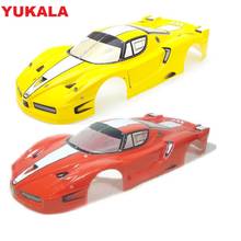 1pc 1/10 RC car parts  pvc body shell 1/10 for 1/10 radio control drift car 190mm S002 yellow/red and other car parts 2024 - buy cheap