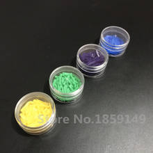 Cabeça de plástico descartável para dentistas, 4 cores verde/azul/roxo/amarelo, 400 peças 2024 - compre barato
