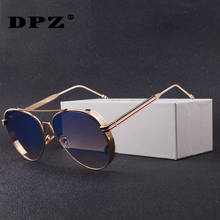 DPZ-Gafas de sol clásicas para hombre y mujer, lentes de aviador, estilo gótico Steampunk, protección UV400 2024 - compra barato