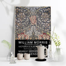 William Morris Victoria And Albert Museum Exhibition Poster, Repeating Patterns Of Plant Art Prints, Nordic Floral Home Decor 2024 - buy cheap