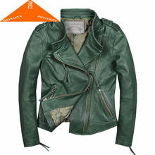 Real Women 100% Winter Sheepskin Coat Female Genuine Leather Jacket Korean Vintage Montone Jackets 9790 2024 - buy cheap
