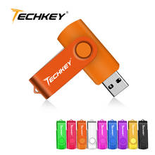 Techky-Unidad flash usb 2,0 para ordenador, lápiz de memoria, capacidad Real, 4gb, 8gb, 16gb, 32gb 2024 - compra barato