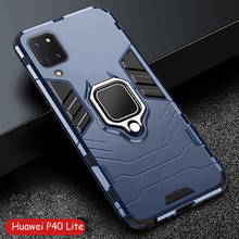 For Huawei P40 P 40 Lite Case Armor PC Cover Metal Ring Holder Phone Case For Nova 6 SE,Nova 7i Cover Shockproof Hard Bumper 2024 - buy cheap