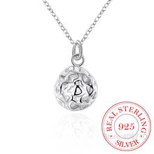 Wholesale 925 Sterling Silver Pendant,Latest Trendy Classic Jewelry,Fashion Hollow Ball Silver Necklace Pendants Forwomen 2020 2024 - buy cheap