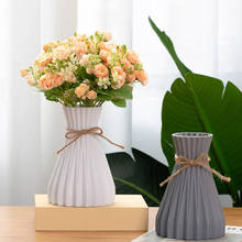 Modern Plastic Vases Anti-Ceramic Flower Vase Home Decoration Home Plastic Vase Unbreakable Simplicity Basket Arrangement 2024 - купить недорого