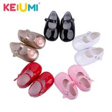 KEIUMI-zapatos de princesa para bebé Reborn, zapatos hechos a mano de 11 CM, accesorios para muñecas, regalo de cumpleaños para niños 2024 - compra barato