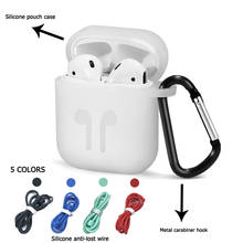 Mini Soft Silicone Case For Apple Airpods Shockproof Cover For Apple AirPods Earphone Cases For Apple AirPods 2  Accessory 2024 - buy cheap