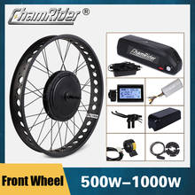 Fat Bike Front Wheel Electric Bicycle Kit 48V 1000W 24AH Snow Bike Conversion kit 4.0 Wheel Bafang MXUS Hub Motor 2024 - buy cheap