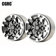 2pcs 1.9 Inch Metal Beadlock Wheel Hub For 1/10 RC Crawler Climbing Car TRX4 TRX6 G63 D90 D110 Axial SCX10 90046 TF2 2024 - buy cheap