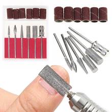 2021 Diamond Rotate Nail Drill Bits Electric Nail File Cuticle Cutter Tips Clean Burr Sander Manicure Nail Sanding 2024 - buy cheap