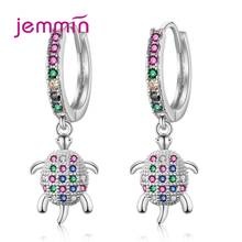 Fast Dispatch Top Qulaity 925 Sterling Silver Sea Animal Turtle Earrings For Girls/Students/Friends Fashion Jewelry Accessory 2024 - buy cheap