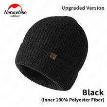 Naturehike Wool Sports Knitted Hat Flanging Thermal Cap Winter Outdoor Skiing Unisex Wool Knitted Hat Outdoor Hiking Running Hat 2024 - buy cheap