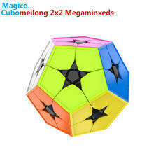 moyu 2x2x2 megaminxeds WCA Magic Cube Stickerless 2x2 Speed Cube Educational 12 Sides MOYU Meilong Cubes Kids Puzzle Toys 2024 - buy cheap