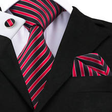 SN-1489 New Arriving Mens Tie 100 Handmade Silk Jacquard Woven Tie Hanky Cufflinks Set for Mens Christmas Wedding Party 2024 - buy cheap