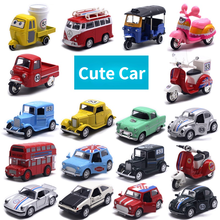 Cute Diecast Alloy Metal Car Bus Motor Tricycle Model Ornament Toy Gift 2024 - buy cheap