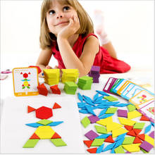 155 Uds rompecabezas creativo Juegos Juguetes educativos para niños rompecabezas aprendizaje niños desarrollo juguetes de madera para niños niñas 2024 - compra barato
