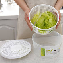 Salad Spinner Lettuce Green Washer Dryer Drain Crisper Strainer for Washing Drying Leafy Fruit Vegetable Rotary Kitchen Gadgets 2024 - buy cheap