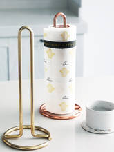 Stainless Steel Kitchen Roll Paper Towel Holder Bathroom Tissue Stand Rose Gold Napkins Rack Home Kitchen Storage Accessories 2024 - buy cheap