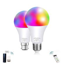 Bombilla inteligente Wifi para sala de estar, luz de Color RGB suave, funciona con Alexa Echo y Google Home 2024 - compra barato