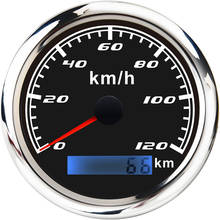 Velocímetro Digital GPS para coche marino, medidor de 0-120 km/h, 85mm, 316L, color negro 2024 - compra barato