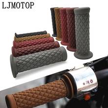 Universal 7/8" 22mm Motorcycle Grips Retro Handle Rubber Handlebar Grip For Yamaha MT07 MT09 MT10 FZ07 FZ09 FZ6 FAZER  FZ6R FZ8 2024 - buy cheap