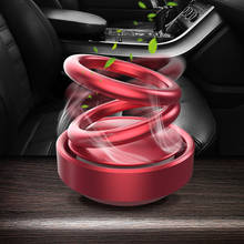 Aromatizador de ar para carro, suspensão rotativa com dois anéis, aromaterapia, difusor de perfume para painel automotivo, ornamento 2024 - compre barato