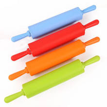 New Colorful Silicone Rolling Pins Fondant Rolling Pin Dumpling Bakeware Tool Accessories 2024 - buy cheap
