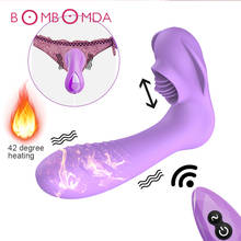 Vagina Dildo Vibrator For Women Clitoris Sucker Stimulator Wireless Remote Control Panties Vibrator Heating Sex Toy For Adults 2024 - buy cheap