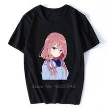 Miku nakano t-shirts homens presentes de aniversário manga curta engraçado t o pescoço de algodão quintuplets quintessential anime japonês 2024 - compre barato