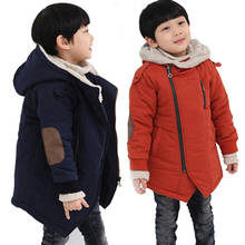 Chaqueta gruesa y cálida de algodón para bebé, chaqueta de plumas, chaqueta nueva de algodón cortavientos, chaqueta con capucha de moda, chaqueta para bebé 2024 - compra barato