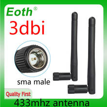 EOTH 1  2 5 8pcs 433mhz antenna 3dbi sma male lora antene pbx iot module lorawan signal receiver antena high gain 2024 - buy cheap