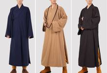 Ropa de algodón y lino de alta calidad unisex, traje budista zen, Túnica shaolin, monje, kung fu, ropa de meditación, uniformes, gris/caqui 2024 - compra barato