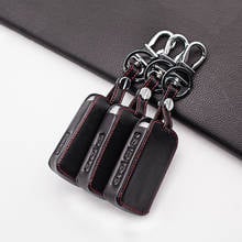 Funda de cuero para llave de coche, elegante, para Mazda 3, Alexa, CX4, CX5, CX8, 2019, 2020, 2/3/4 botones 2024 - compra barato