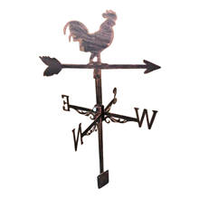 Retro Stainless Iron Rooster Weathervane Roof Mount Weather Vane Yard Farm 2024 - buy cheap