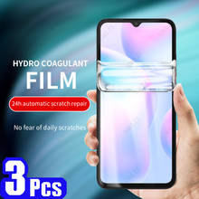 3Pcs full cover hydrogel film for xiaomi redmi 10X note 9 pro max 9A 9C 9i 9T 9S 8 8T 8A 7 7S 7A Not Glass phone screen protecto 2024 - buy cheap