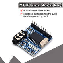 Mt8870 dtmf módulo de decodificação de voz, módulo de telefone módulo de decodificação de voz placa de voz indicadores led com pinos 2024 - compre barato