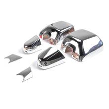 For Jeep JT Gladiator 2018+ Car Rear View Mirror Cover Base Trim Styling Exterior Chrome ABS Car Moldings 6Pcs/set 2024 - buy cheap
