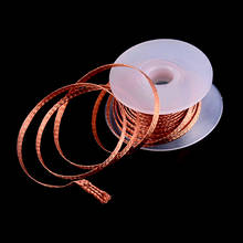 Cables de soldadura de 1,5mm, 2,0mm, 2,5mm, 3,0mm, 3,5mm, 1,5 M, 3,0 M, herramienta de reparación de alambre de mecha, 1 unidad 2024 - compra barato